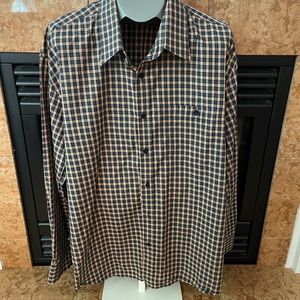 Mens Cotton Long Sleeve Button Down by Platinum Mode